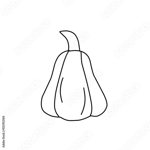 Pumpkin line icon
