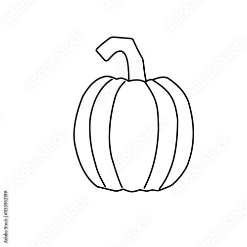 Pumpkin line icon