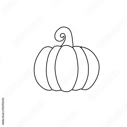 Pumpkin line icon