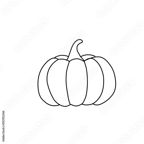 Pumpkin line icon