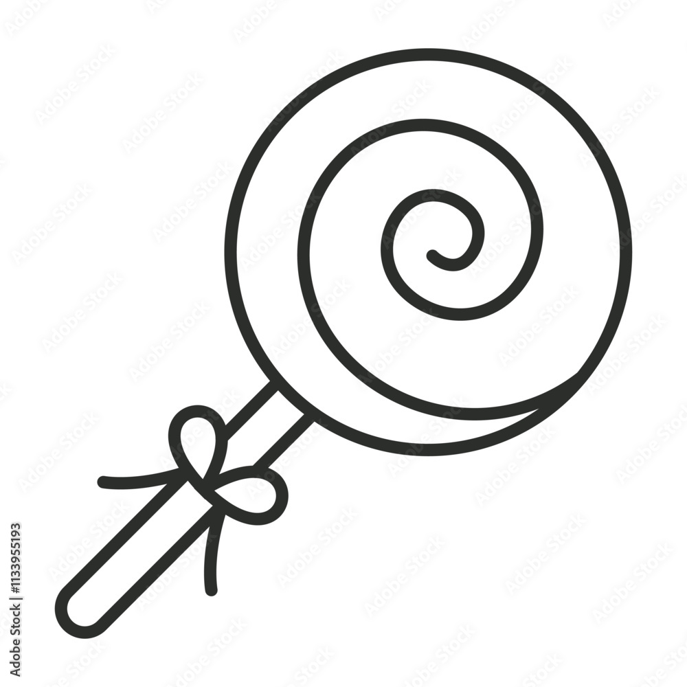 Lollipop icon, Fast food symbol outline icon, editable vector illustration and transparent graphic element. Isolated on white background Lollipop icon, Fast food symbol outline icon, editable vector illustration and transparent graphic element. Isolated on white background