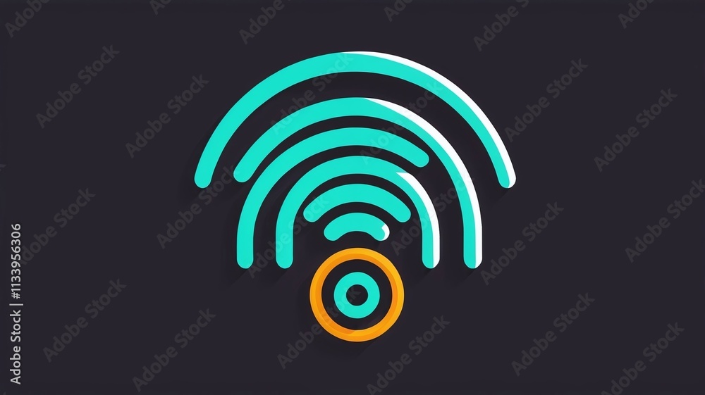 Wifi icon. Free wifi sign isolated icon. wi-fi network linear icon. signal sign and symbol. Public wifi area solid sign. Wifi icon wireless internet signal element flat symbol