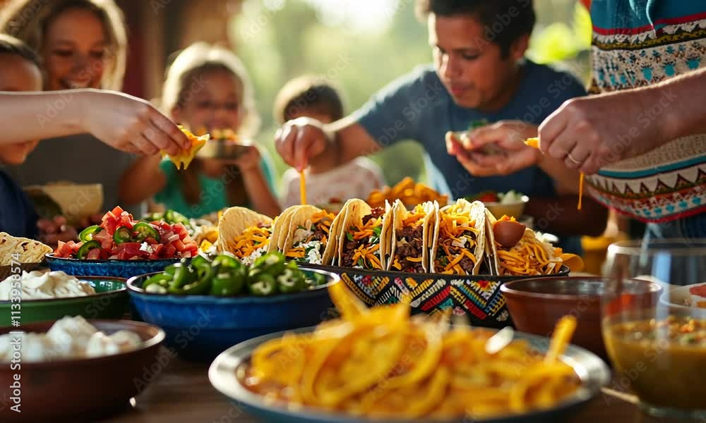 Family Taco Fiesta: A Delicious Gathering
