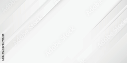 Gray and white diagonal line architecture geometry tech abstract subtle background vector illustration.