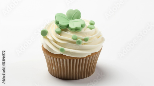 Wallpaper Mural Delicious Cupcake with Shamrock Decorations Torontodigital.ca
