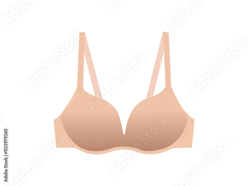 Stylish Bra Illustration Modern Vector Art for Apparel and Design Projects