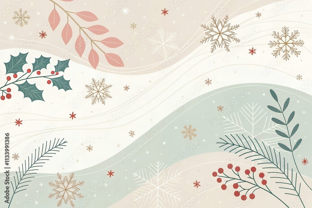 christmas background with snowflakes Christmas tree, gifts and decoration. christmas background with snowflakes Christmas tree, gifts and decoration.