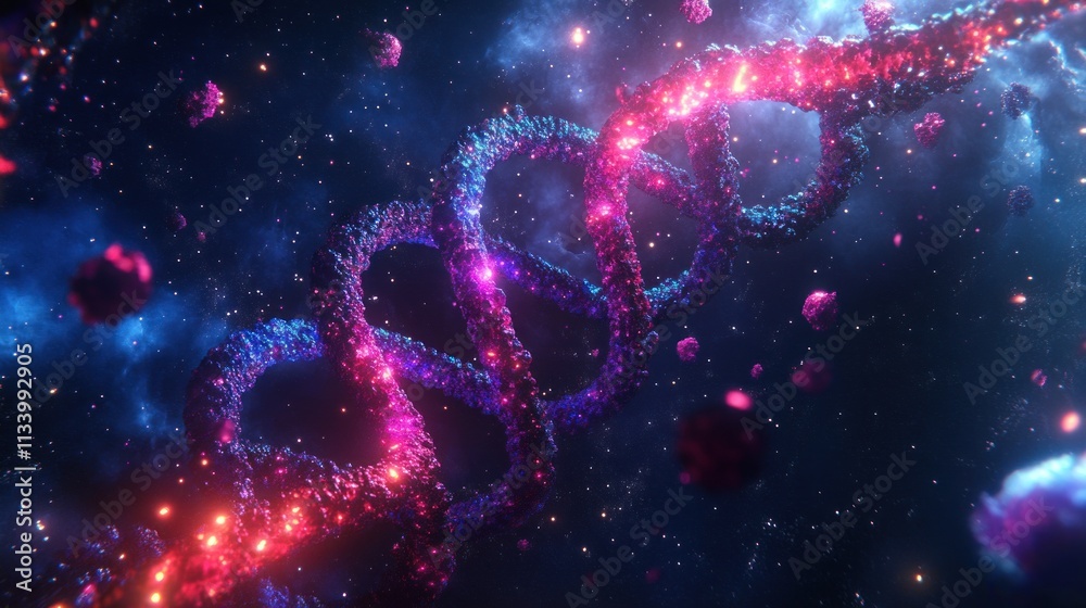 Cosmic DNA: A Symphony of Life and Stardust Cosmic DNA: A Symphony of Life and Stardust