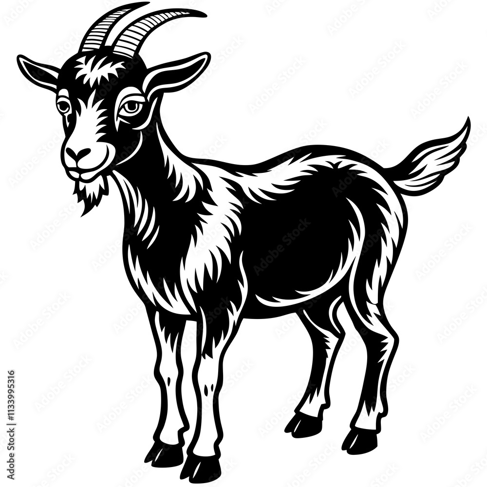 Goat vector illustration ,Goat Head svg, Goat Face svg, Farm Animal svg - Vector, Clipart, Cricut, CNC, Laser, Vinyl Cutter, Goat vector illustration ,Goat Head svg, Goat Face svg, Farm Animal svg - Vector, Clipart, Cricut, CNC, Laser, Vinyl Cutter,
