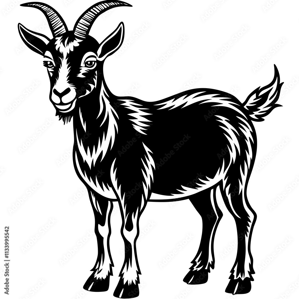 Goat vector illustration ,Goat Head svg, Goat Face svg, Farm Animal svg - Vector, Clipart, Cricut, CNC, Laser, Vinyl Cutter, Goat vector illustration ,Goat Head svg, Goat Face svg, Farm Animal svg - Vector, Clipart, Cricut, CNC, Laser, Vinyl Cutter,