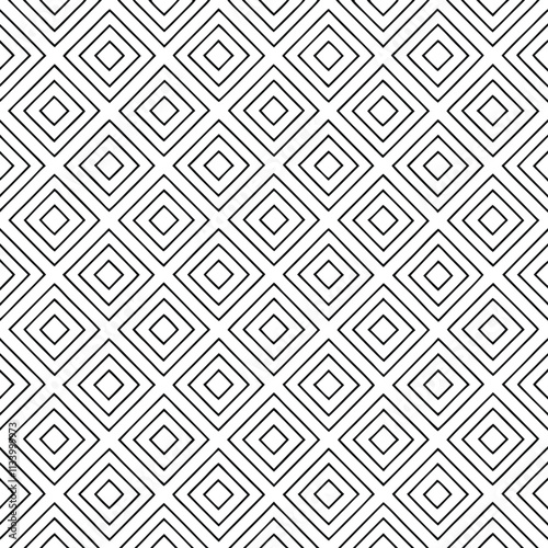 Geometric Abstract Diamond Pattern Vector for Textiles and Fabric Design Projects