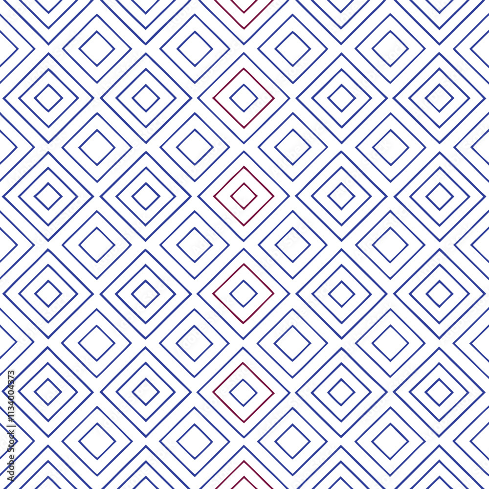 Abstract geometric pattern with repeating diamond shapes and accent color. Abstract geometric pattern with repeating diamond shapes and accent color.
