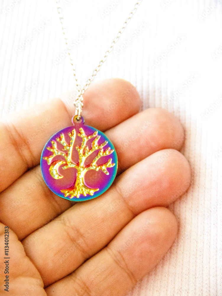 Costume jewelry dIY, jewelry master with his own hands. Beautiful earrings and pendants made at home from accessories, beads. Ear and neck jewelry. Handmade