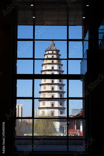 Kaiyuan Temple Pagoda, Dingzhou, Hebei, China photo