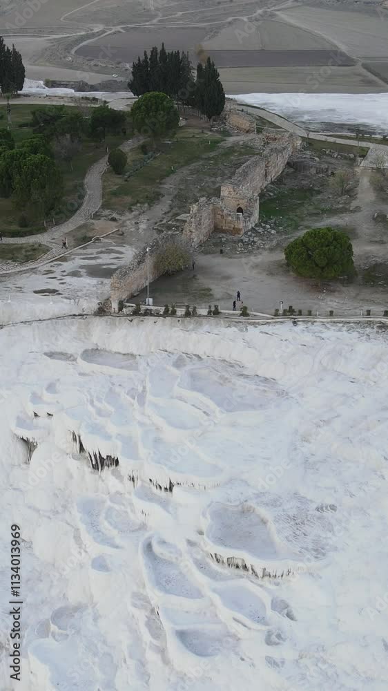 Aerial Hierapolis Landscape