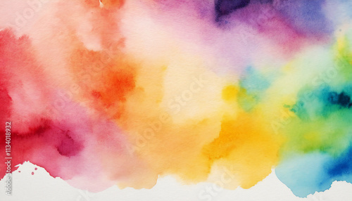 Splash watercolor painting