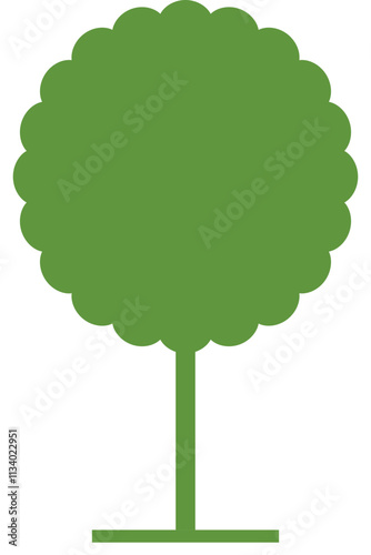 green tree vector