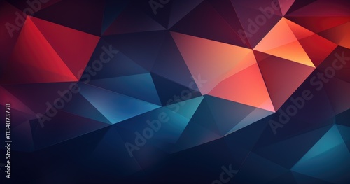 beautiful background with diagonal geometric shapes, vector illustration. Design banner for website or presentation with copy space. red color