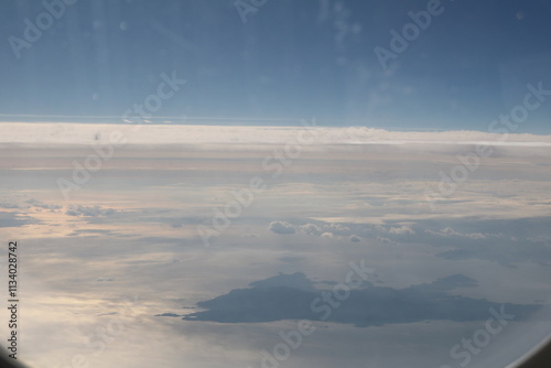 瀬戸内海上空