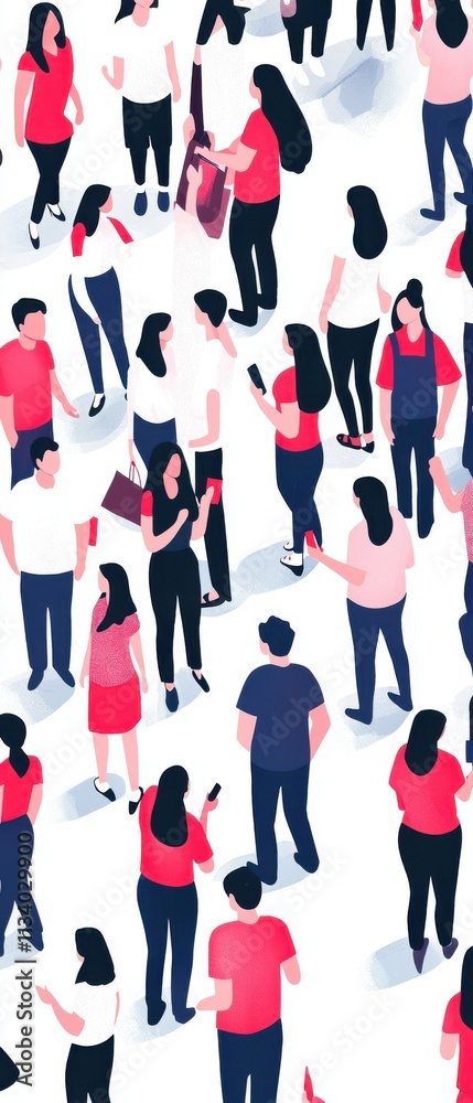 Social interaction among diverse groups of people in a public space vibrant urban environment illustrative style overview Social interaction among diverse groups of people in a public space vibrant urban environment illustrative style overview