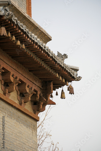 Lingxiao Pagoda of Tianning Temple, Zhengding County, Hebei Province, China photo