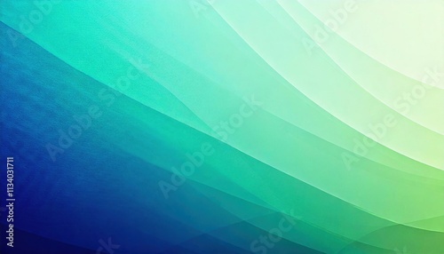 minimalist abstract colorful blue, white, green gradient with waves and lines vibrant soft blur effect background design wallpaper