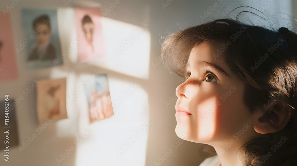 Child gazing intently at vibrant pictures, capturing the imagination and sparking curiosity in the young mind. The essence of childhood wonder and exploration. Child gazing intently at vibrant pictures, capturing the imagination and sparking curiosity in the young mind. The essence of childhood wonder and exploration.
