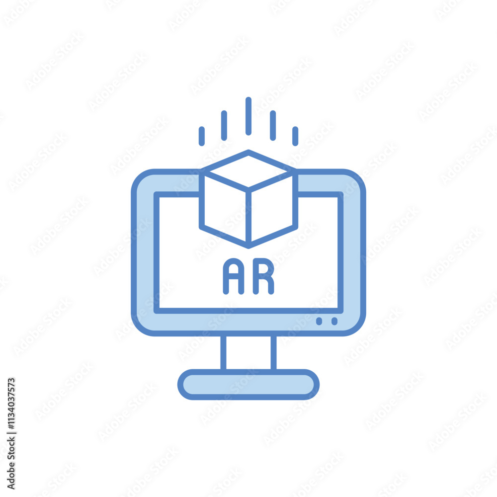 Augmented Reality vector icon Augmented Reality vector icon
