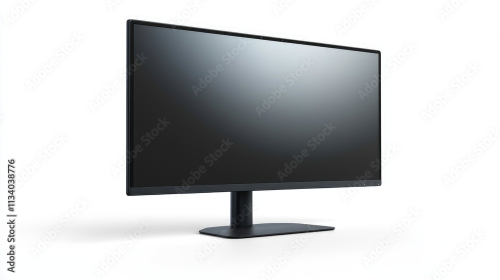 Computer Screen, Blank monitor with clean empty screen. Isolated on white background. Computer Screen, Blank monitor with clean empty screen. Isolated on white background.