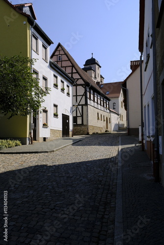 Die historische Altstadt von Zeitz, Burgenlandkreis, Sachsen-Anhalt, Deutschland