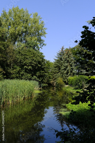 Am Mühlgraben in Zeitz, Burgenlandkreis, Sachsen-Anhalt, Deutschland