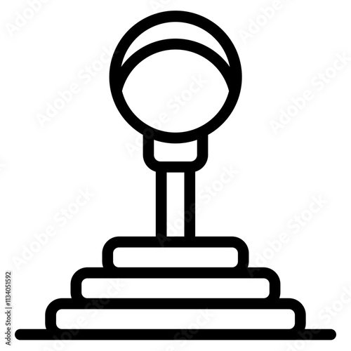 manual transmission gear shifter car icon symbol 