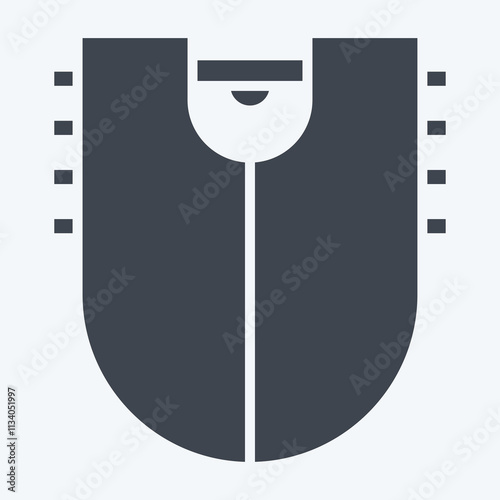 Icon Lathers Chaps. related to Equestrian Sport symbol. glyph style. design editable