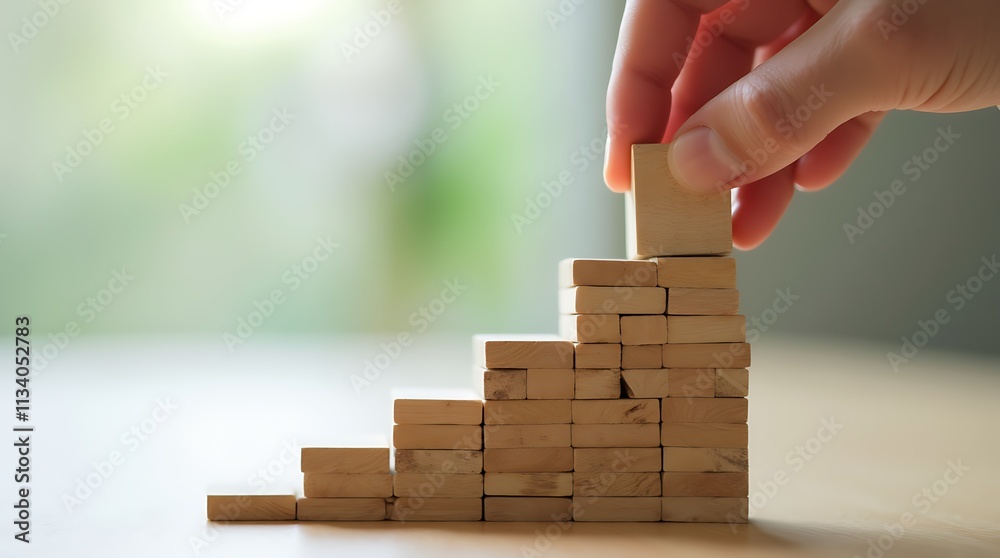 The idea of creating a strong foundation for success The idea of creating a strong foundation for success