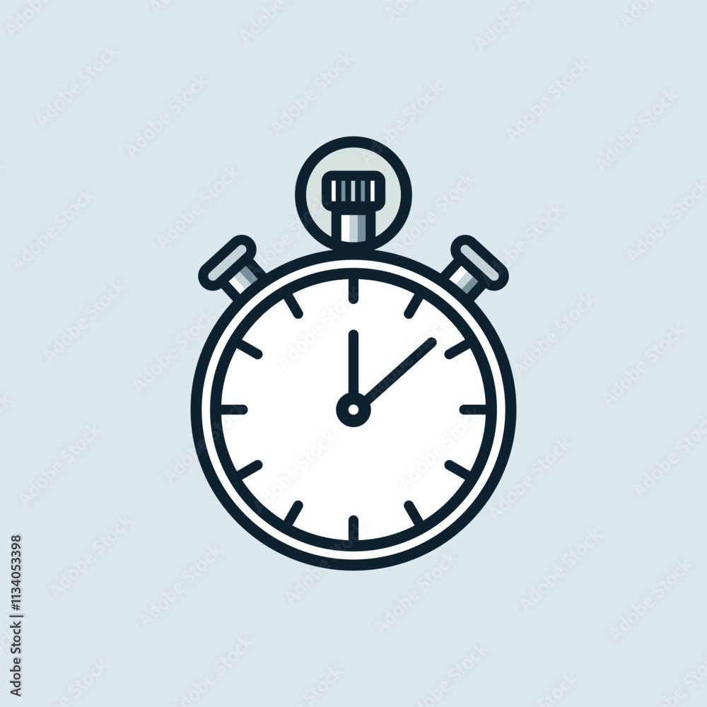 Stopwatch Vector & Illustrator Desing Stopwatch Vector & Illustrator Desing