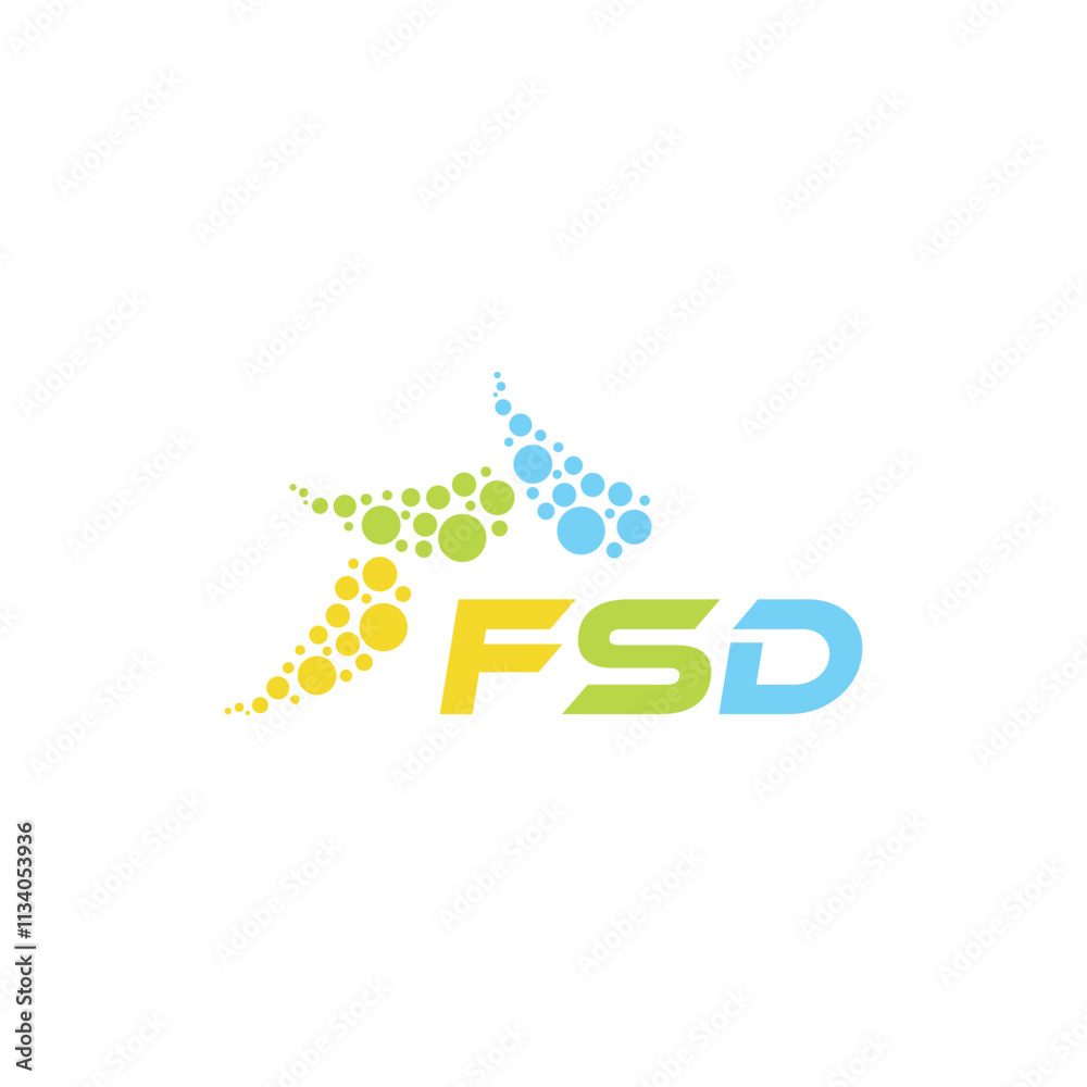FSD letter logo design on white background. Creative modern FSD letter logo design. Vector design. FSD letter logo design on white background. Creative modern FSD letter logo design. Vector design.