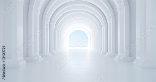 beautiful random white room background