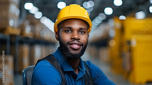 Warehouse workers recording inventory using warehousing technology photo