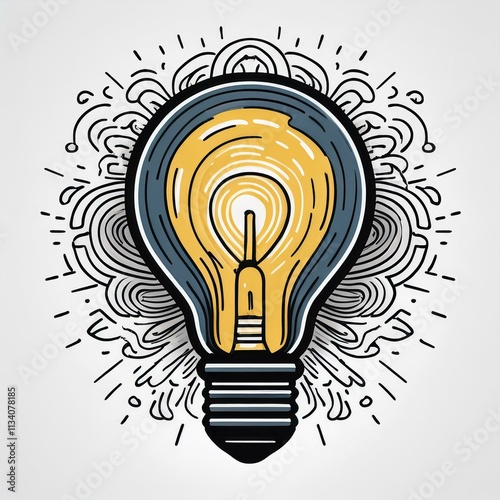 light bulb illustration photo