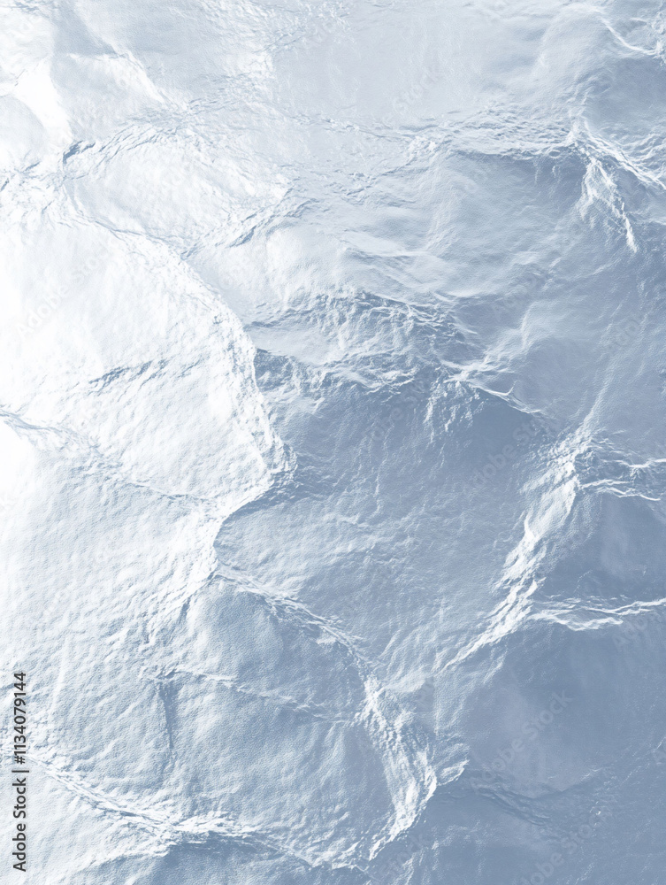 Obraz premium Smooth, reflective surface resembling water or ice.