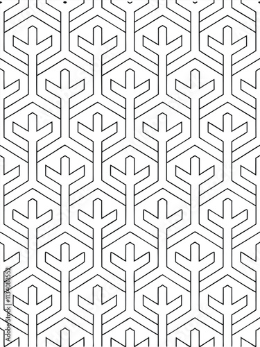 Seamless abstract line pattern vector for textiles, branding, and modern graphic design. Perfect for creative projects, fashion, and elegant decor.