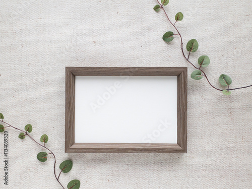 フォトフレームのモックアップ
