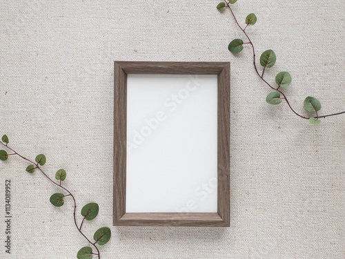 フォトフレームのモックアップ
