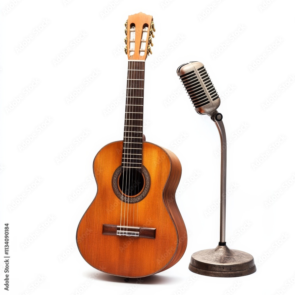 Obraz premium Music gear on white