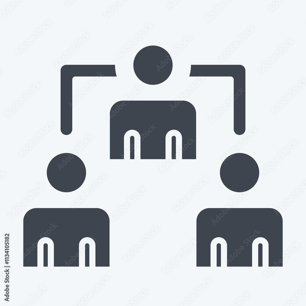 Icon Delegates. related to Electiont symbol. glyph style. simple design editable Icon Delegates. related to Electiont symbol. glyph style. simple design editable