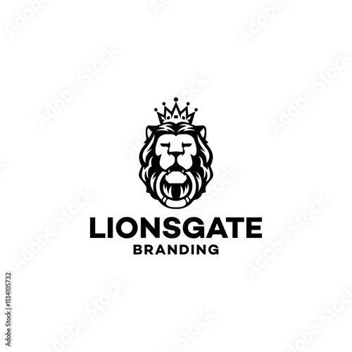 Lionsgate Branding Logo Design Vector Stock