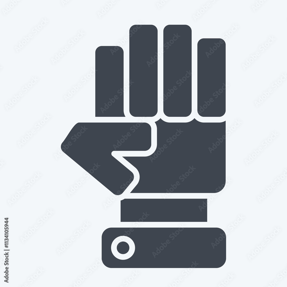 Icon Opposition. related to Electiont symbol. glyph style. simple design editable Icon Opposition. related to Electiont symbol. glyph style. simple design editable