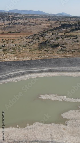 Aerial Dam Lake 