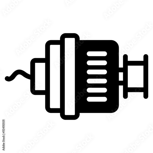 Car alternator icon 