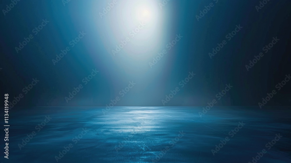 Blue gradient background with white light spot, dark blue and sky blue colors, blurred edges, glowing effect Blue gradient background with white light spot, dark blue and sky blue colors, blurred edges, glowing effect